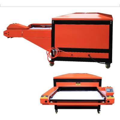 Automatic Hydraulic pneumatic  heat press machine with single station with 100*120cm